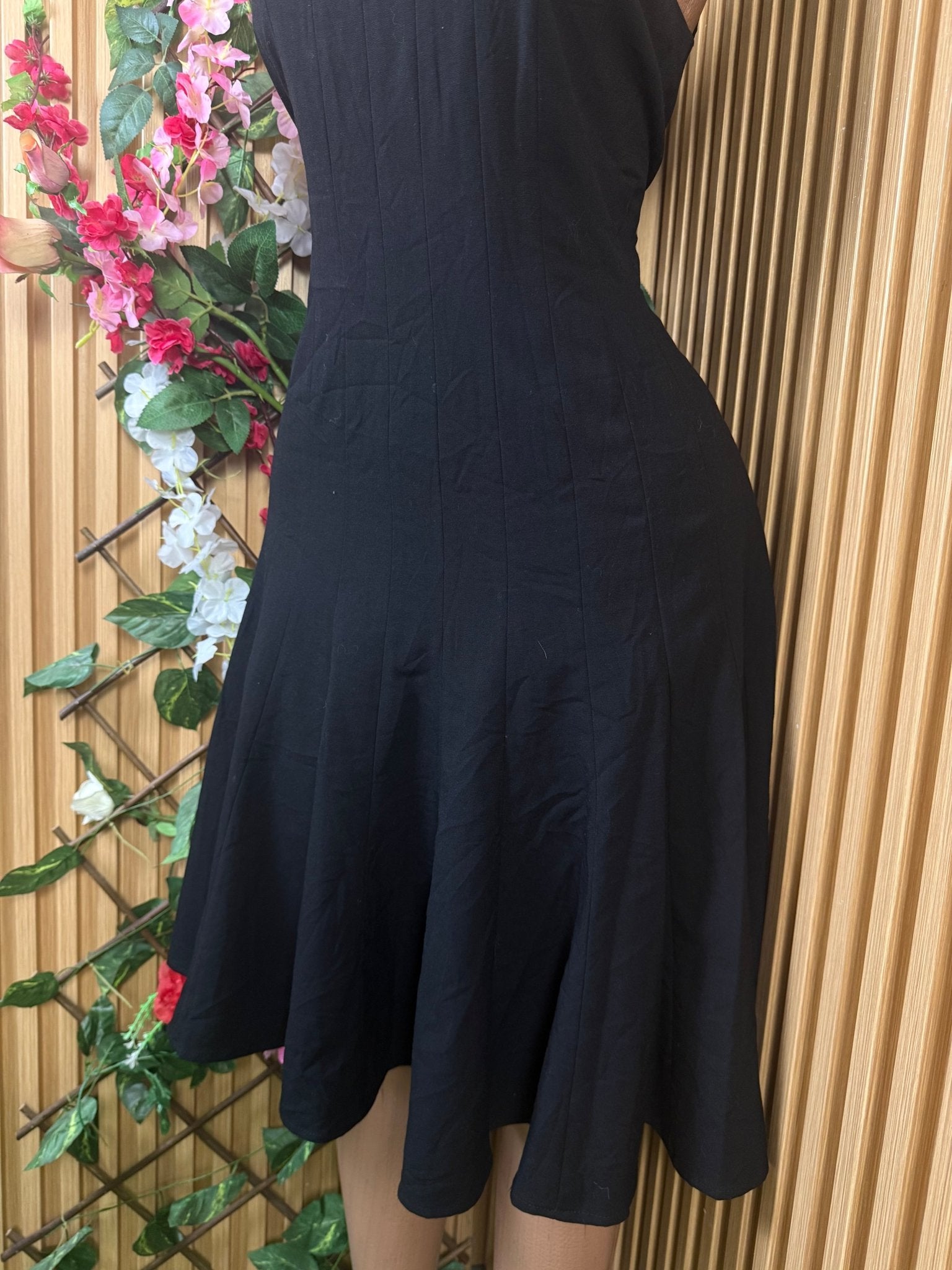 Robe moulante slim sans manches imprimée fleurie - Perluna Store