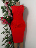 Robe moulante slim sans manches - Perluna Store