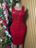 Robe moulante slim sans manches - Perluna Store