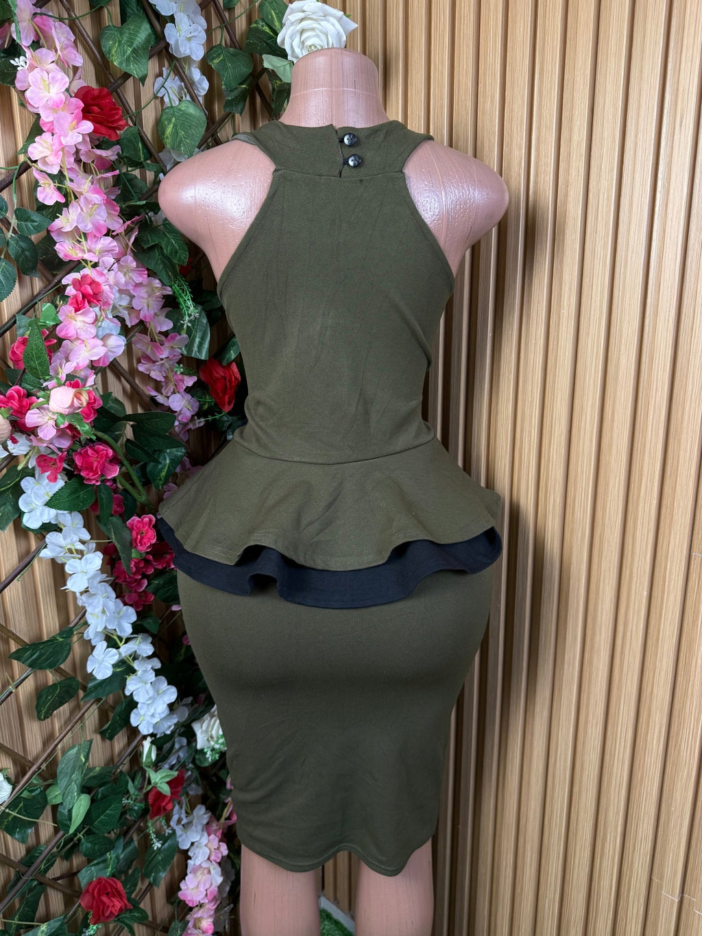 Robe moulante slim stylée sans manches - Perluna Store