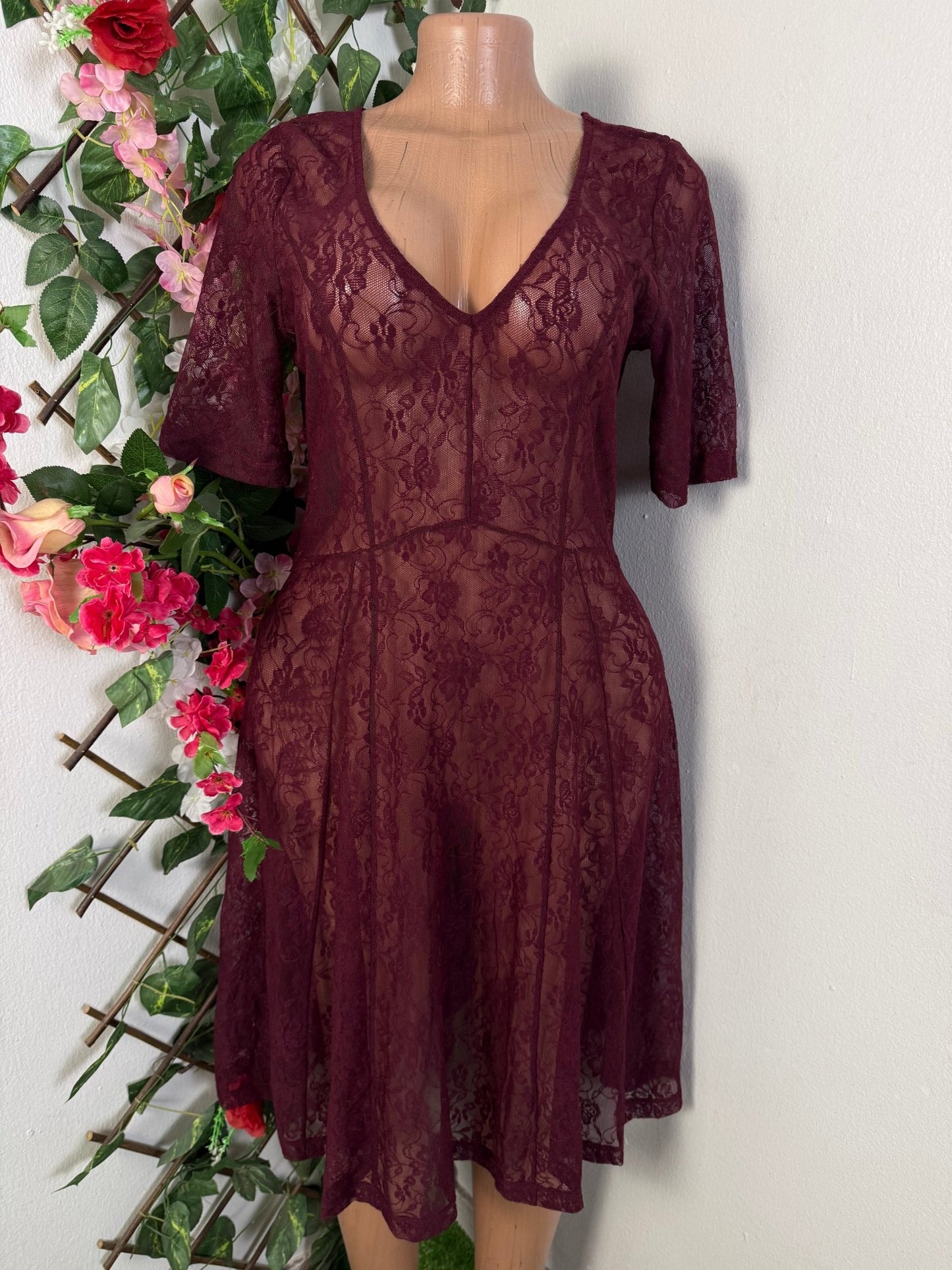 Robe nuisette en voile manche courte  - Perluna Store - kinshasa