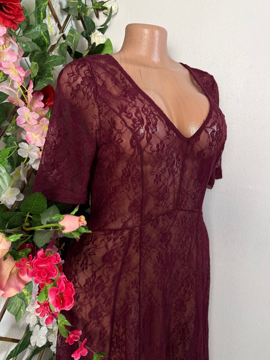 Robe nuisette en voile manche courte  - Perluna Store - kinshasa