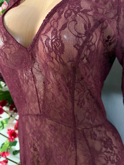 Robe nuisette en voile manche courte  - Perluna Store - kinshasa