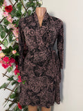Robe portefeuille longue manche - Perluna Store