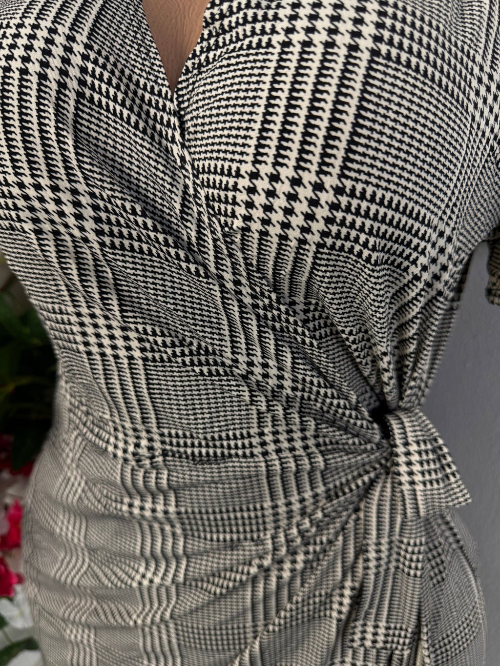 Robe portefeuille manche courte - Perluna Store