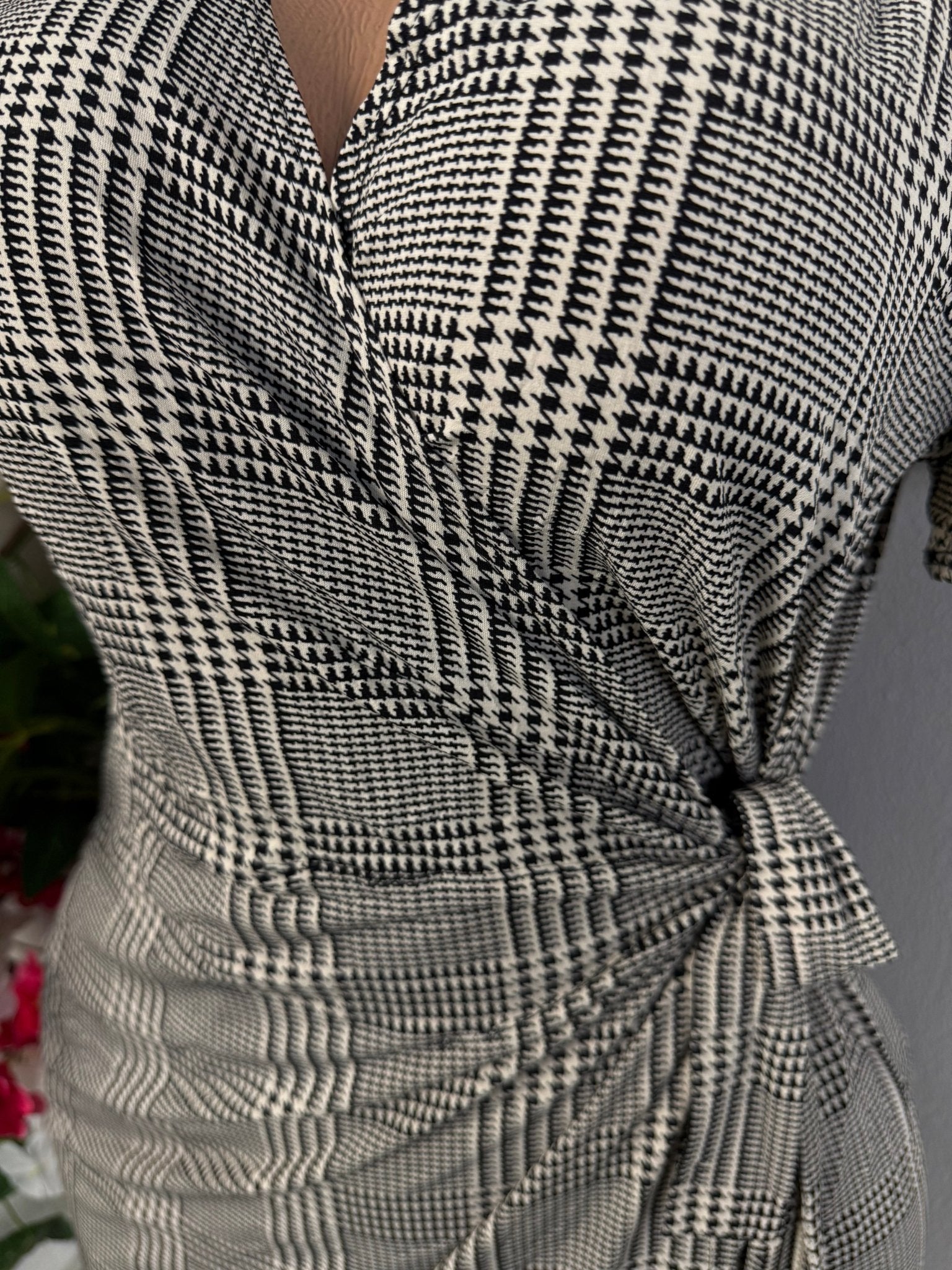 Robe portefeuille manche courte - Perluna Store