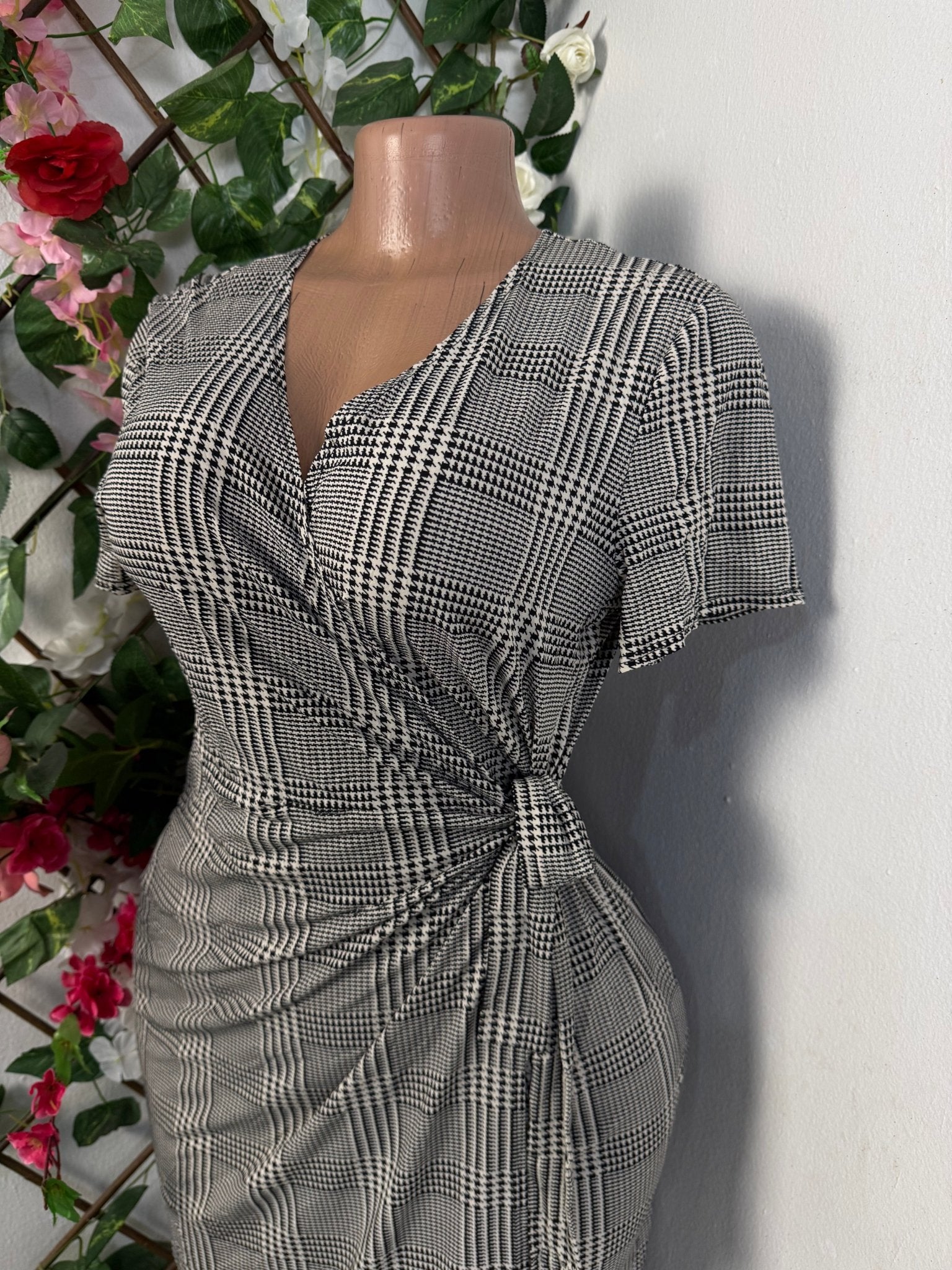 Robe portefeuille manche courte - Perluna Store