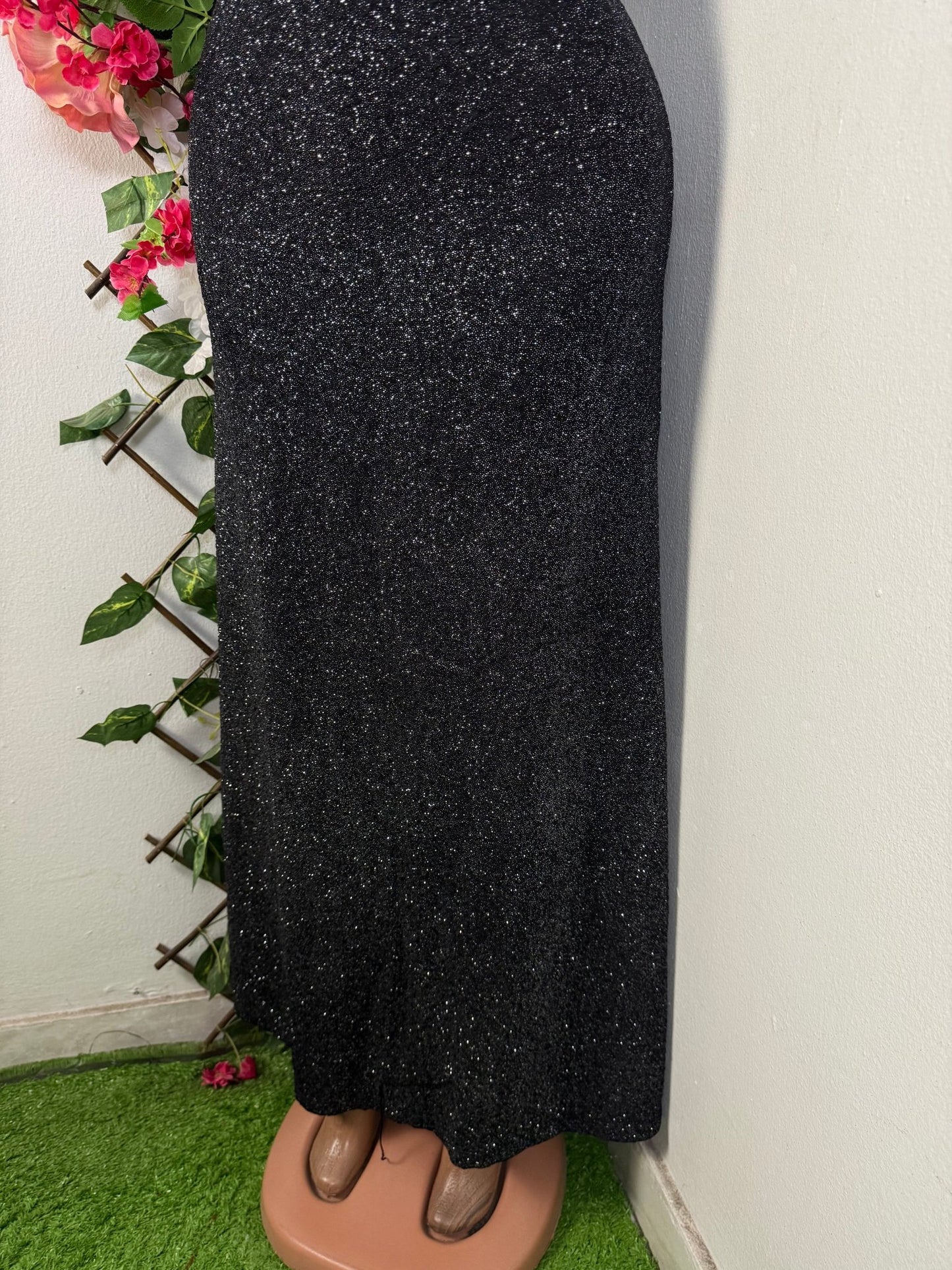 Robe soirée bustier à paillettes  - Perluna Store - kinshasa