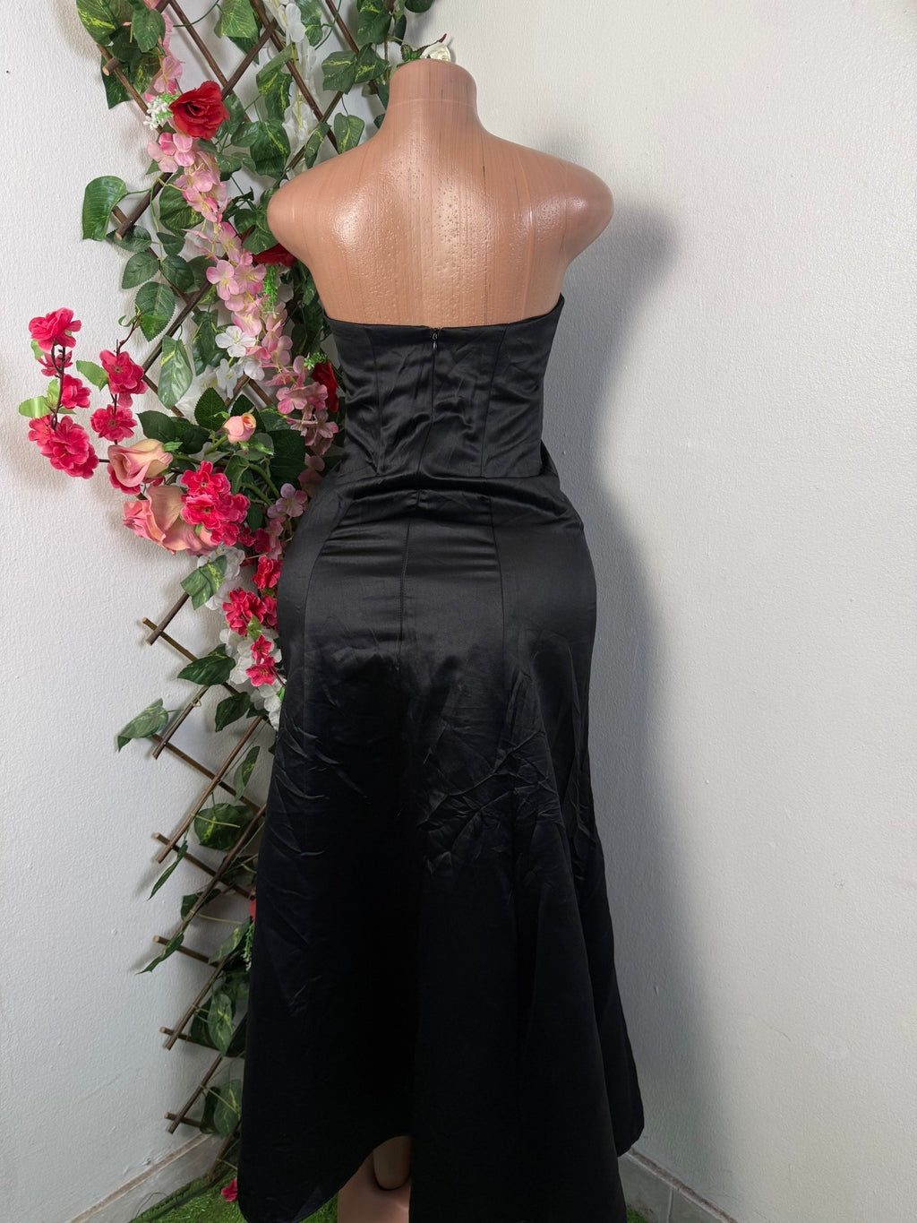 Robe soirée bustier longue évasée - Perluna Store - kinshasa