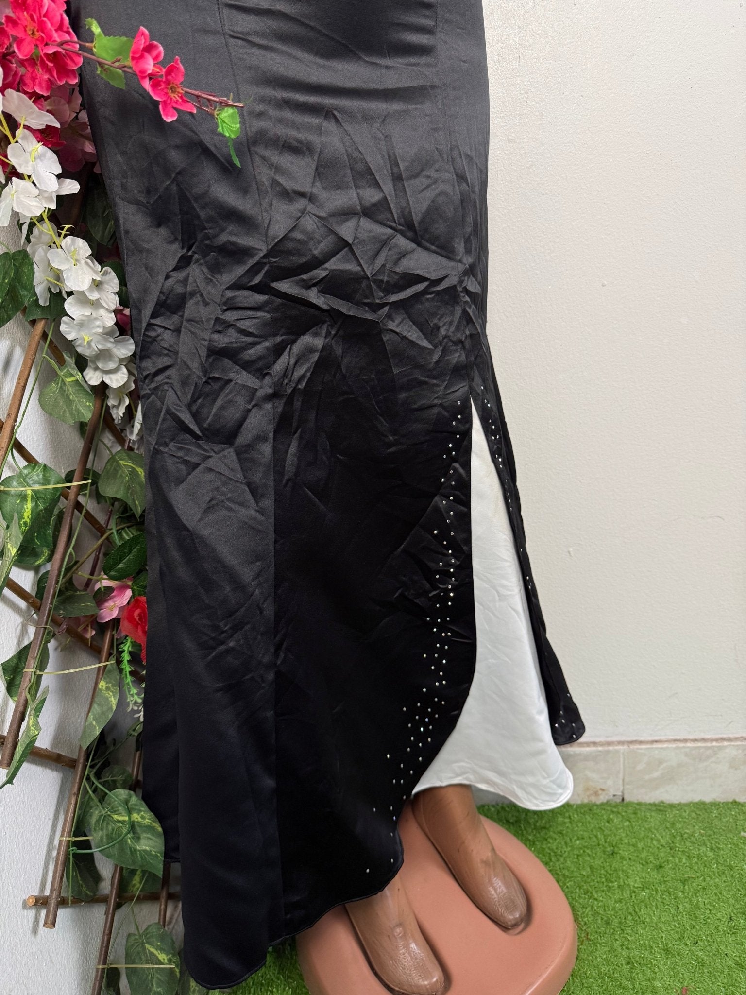 Robe soirée bustier longue évasée - Perluna Store - kinshasa