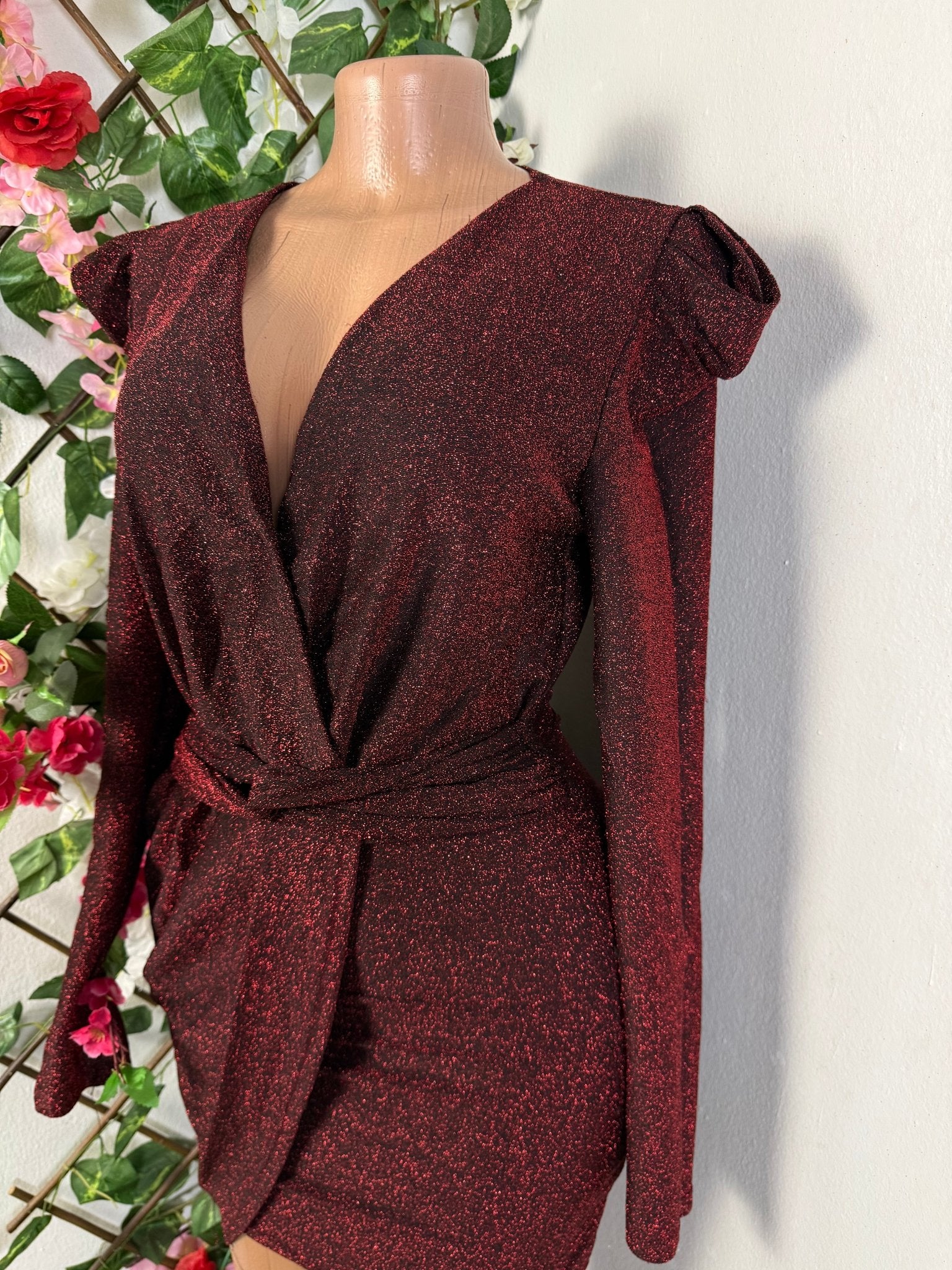 Robe soirée décolleté en V  - Perluna Store - kinshasa