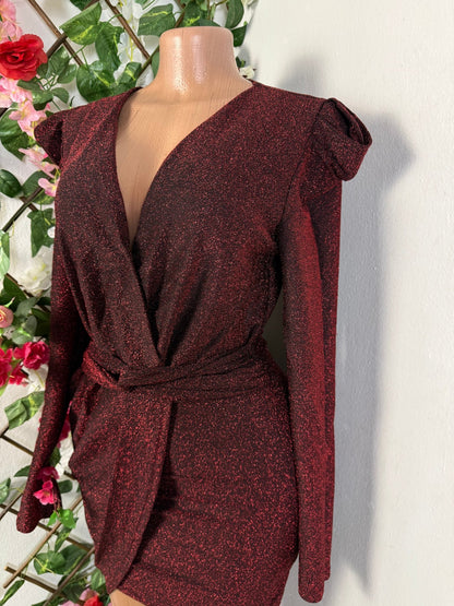 Robe soirée décolleté en V  - Perluna Store - kinshasa