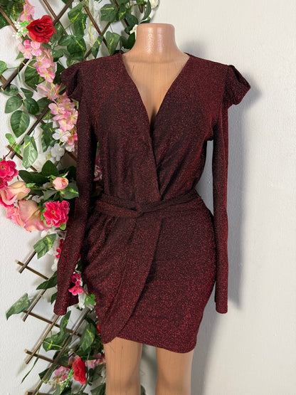 Robe soirée décolleté en V  - Perluna Store - kinshasa