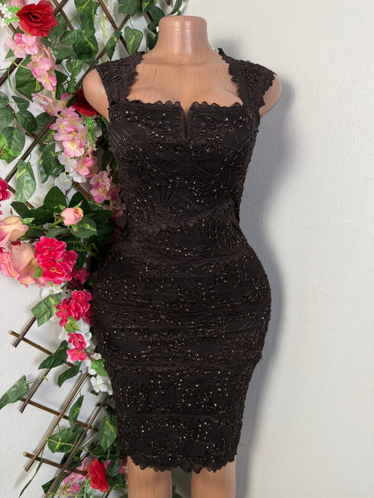 Robe soirée en dentelle  - Perluna Store - kinshasa