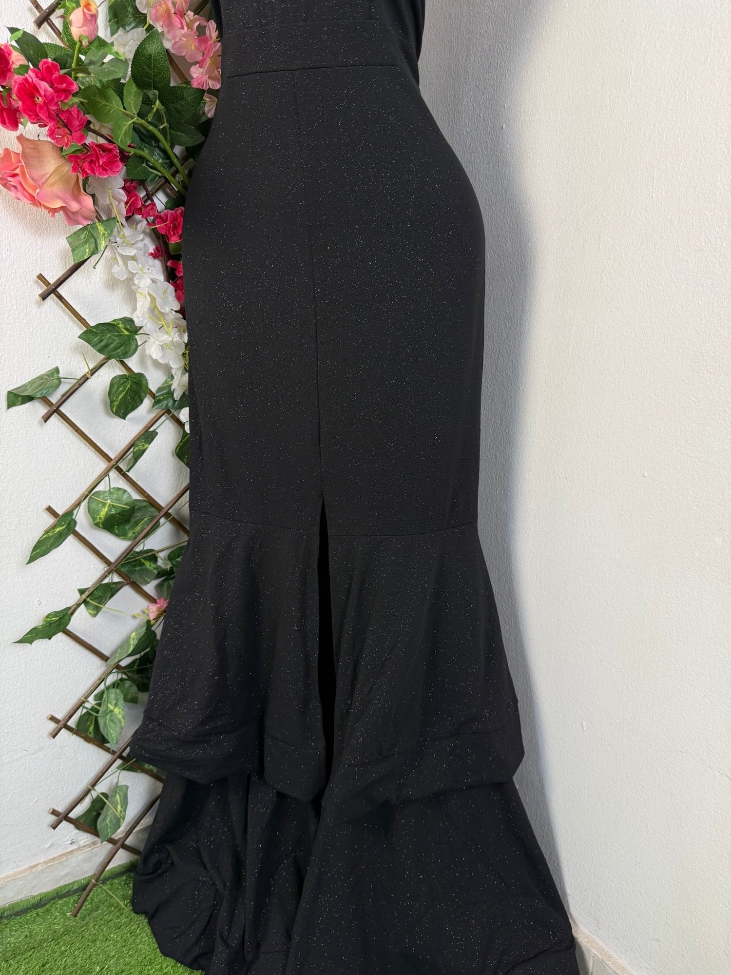 Robe soirée évasée longue bustier - Perluna Store - kinshasa