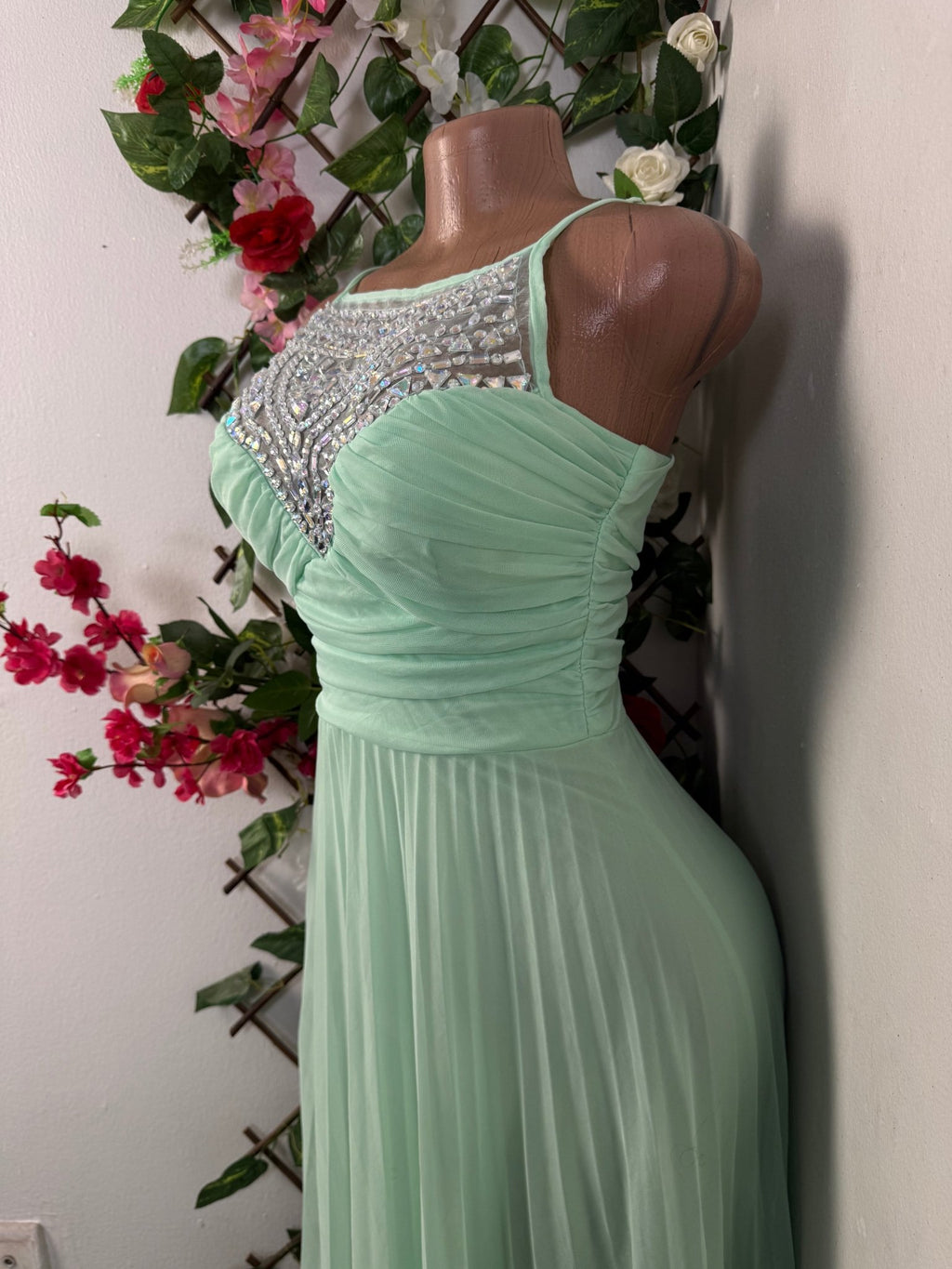Robe soiree longue à fine bretelles - Perluna Store