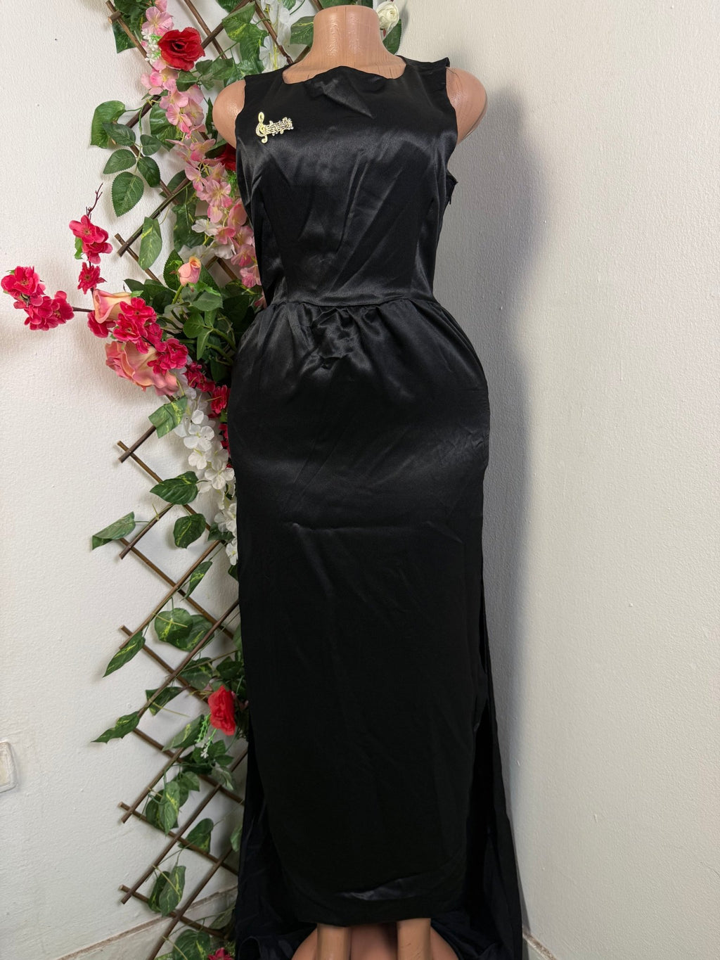 Robe soirée longue sans manches - Perluna Store - kinshasa
