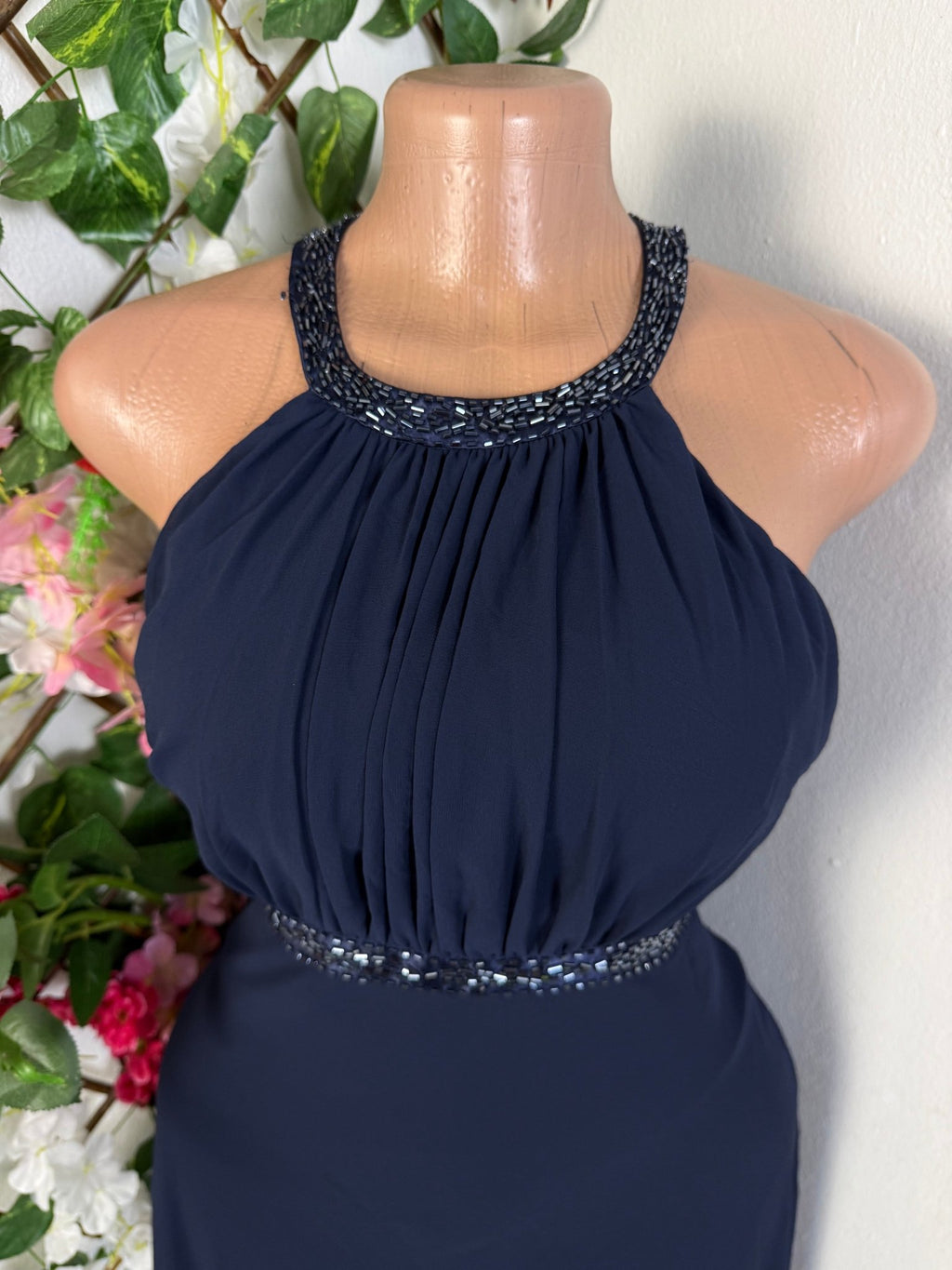 Robe soirée longue sans manches - Perluna Store - kinshasa