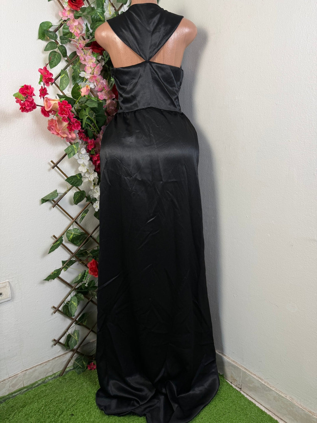 Robe soirée longue sans manches - Perluna Store - kinshasa