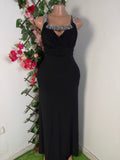 Robe soirée longue sans manches - Perluna Store