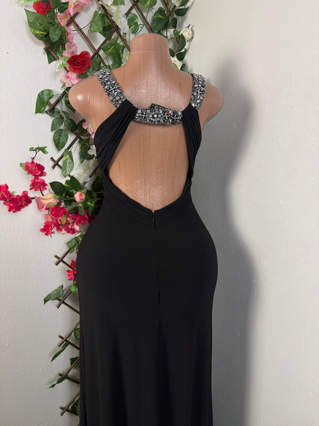 Robe soirée longue sans manches - Perluna Store