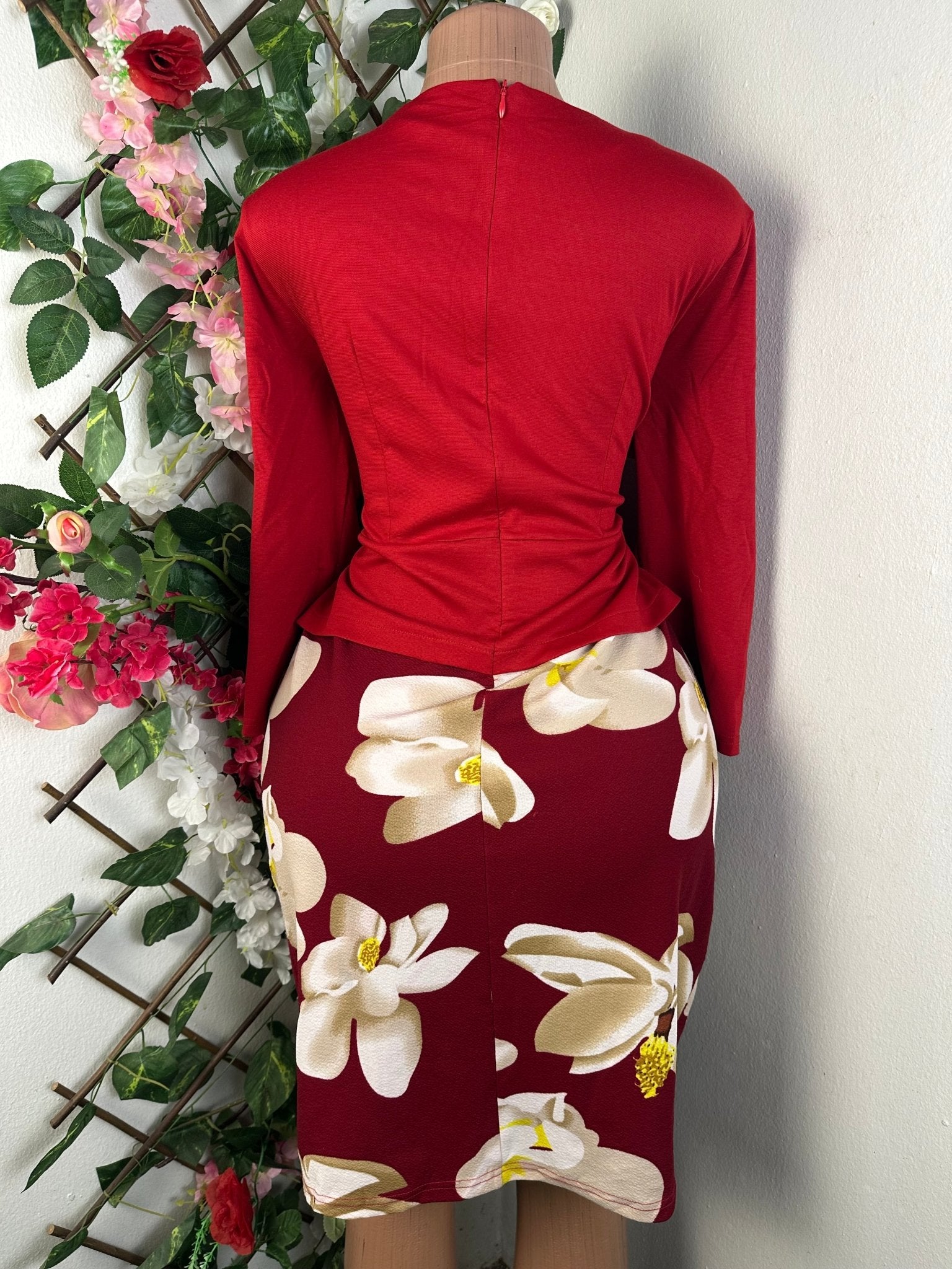 Robemoulante manches 3/4 avec par - dessus - Perluna Store - kinshasa