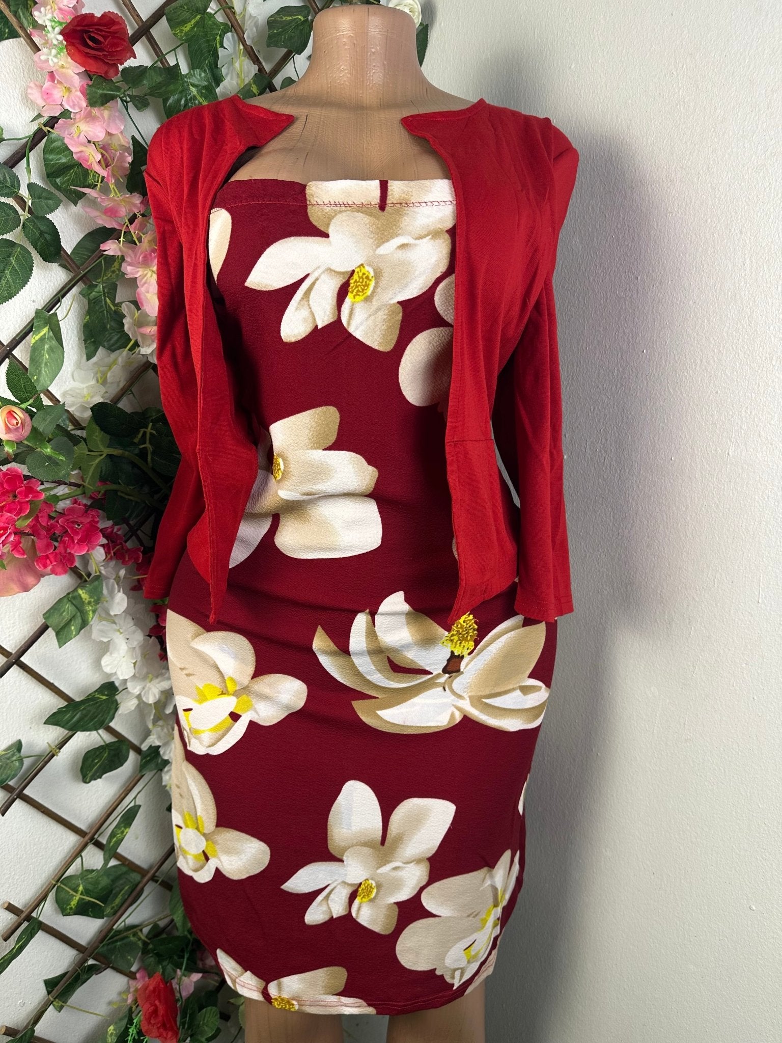 Robemoulante manches 3/4 avec par - dessus - Perluna Store - kinshasa