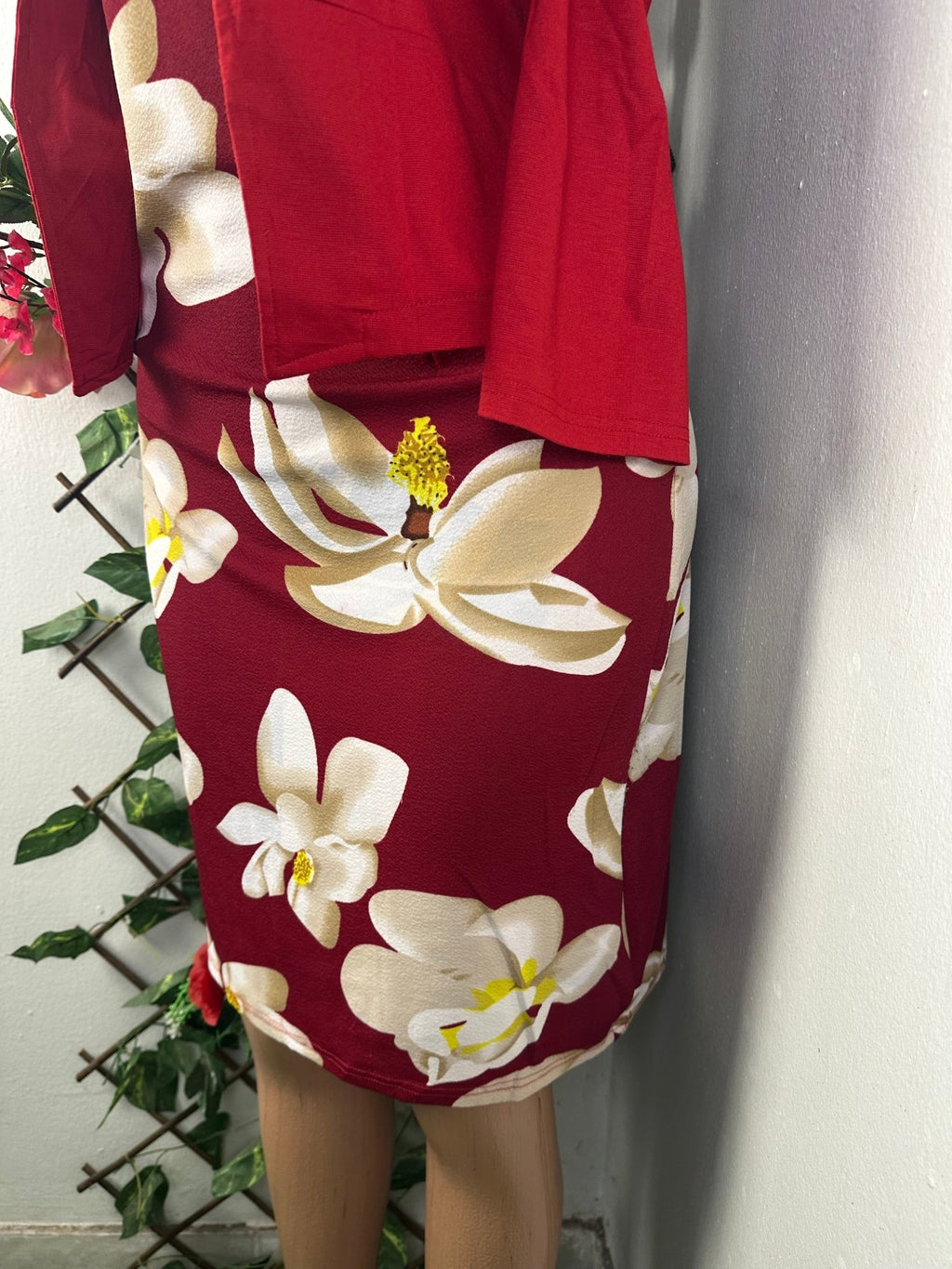 Robemoulante manches 3/4 avec par - dessus - Perluna Store - kinshasa