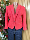 Veste blazer one bouton pour femme couleur rose - Perluna Store