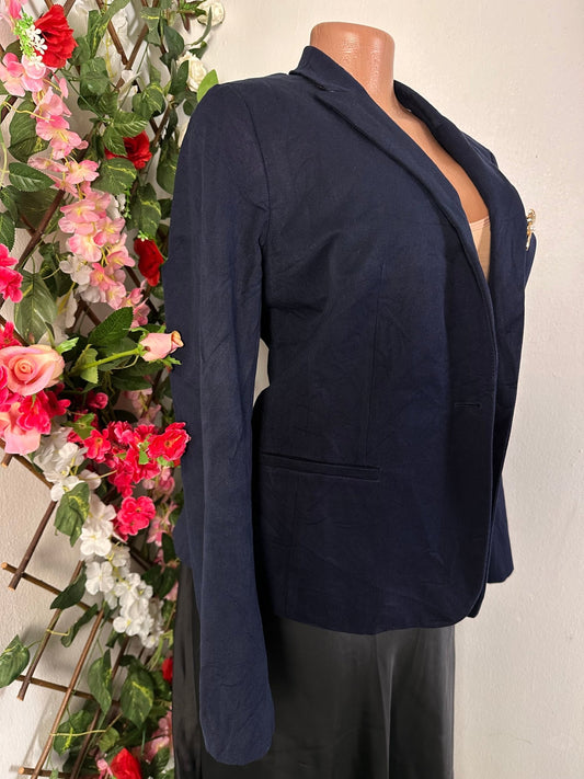 Veste blazer pour femme à boutons style classic couleur bleu - Perluna Store - kinshasa