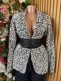 Veste blazer pour femme couleur beige - Perluna Store