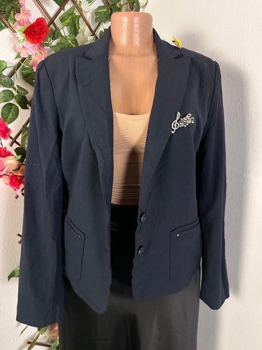Veste blazer pour femme couleur bleu de nuit - Perluna Store - kinshasa