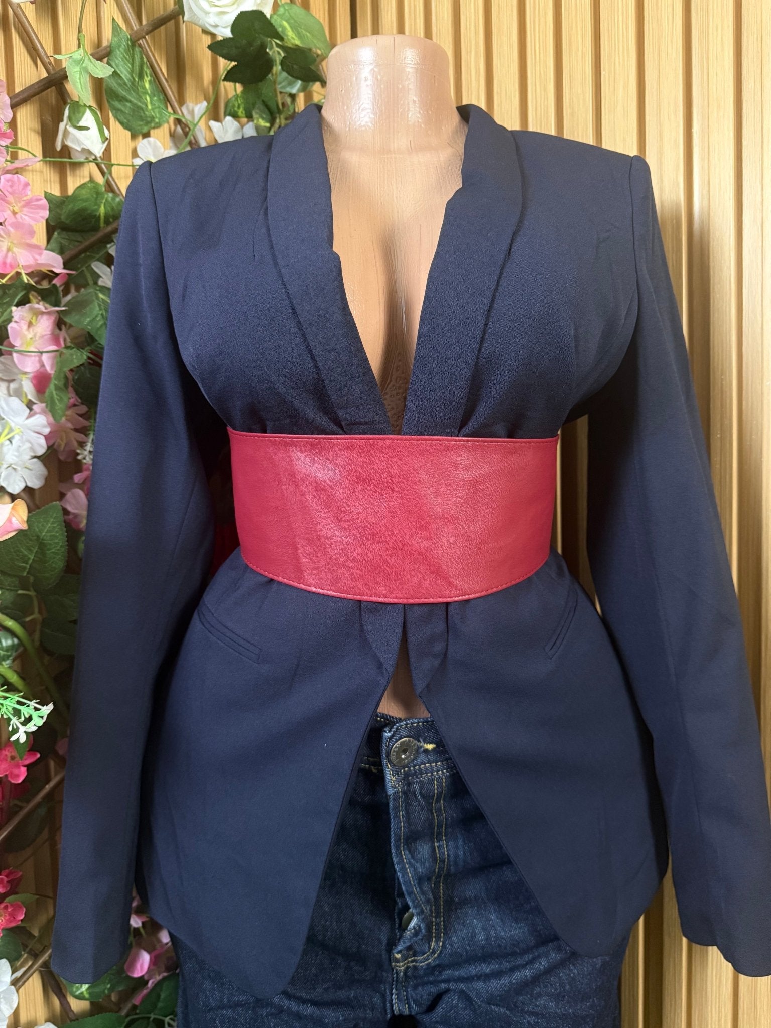 Veste blazer pour femme couleur bleu - Perluna Store