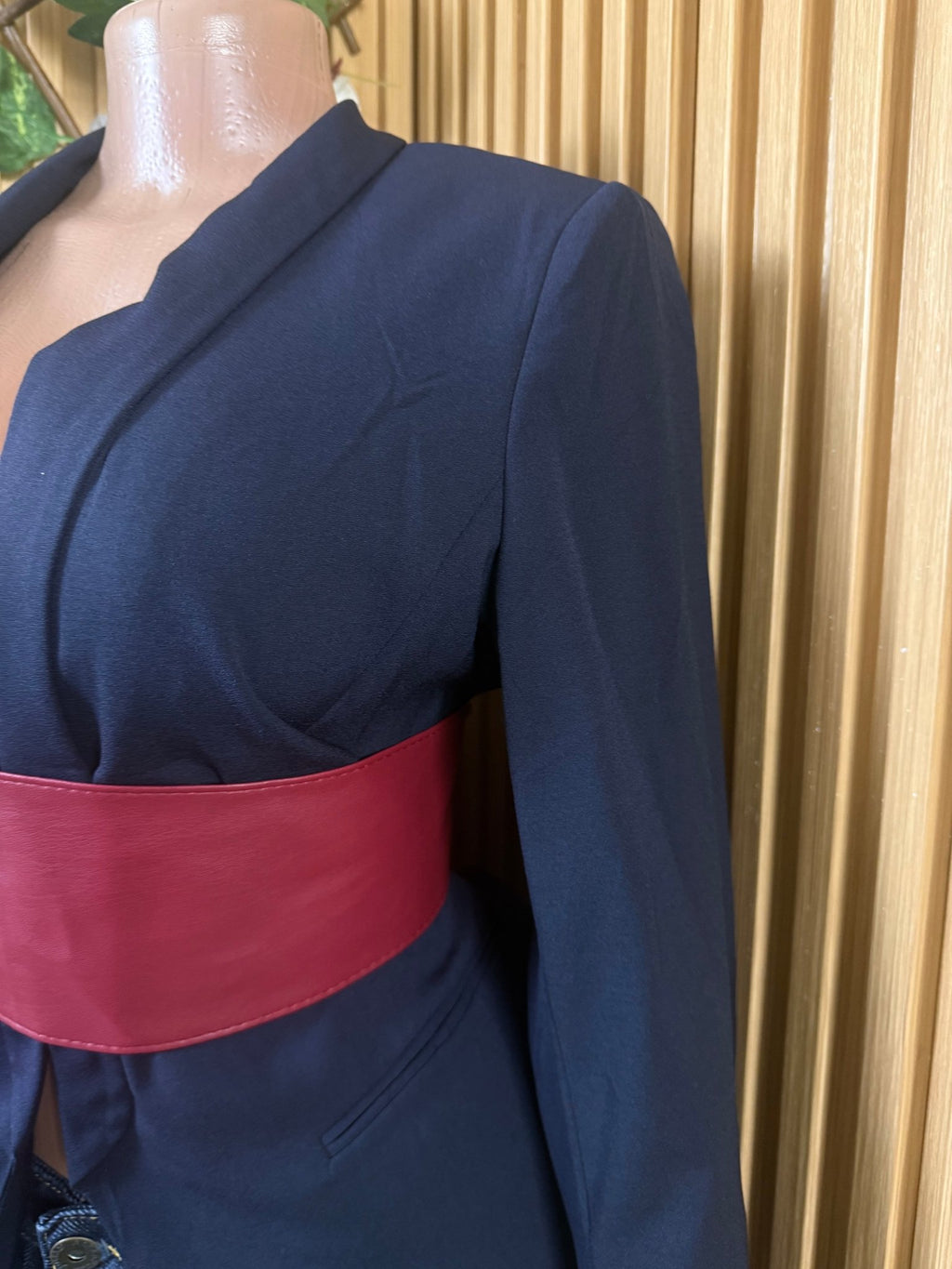 Veste blazer pour femme couleur bleu - Perluna Store