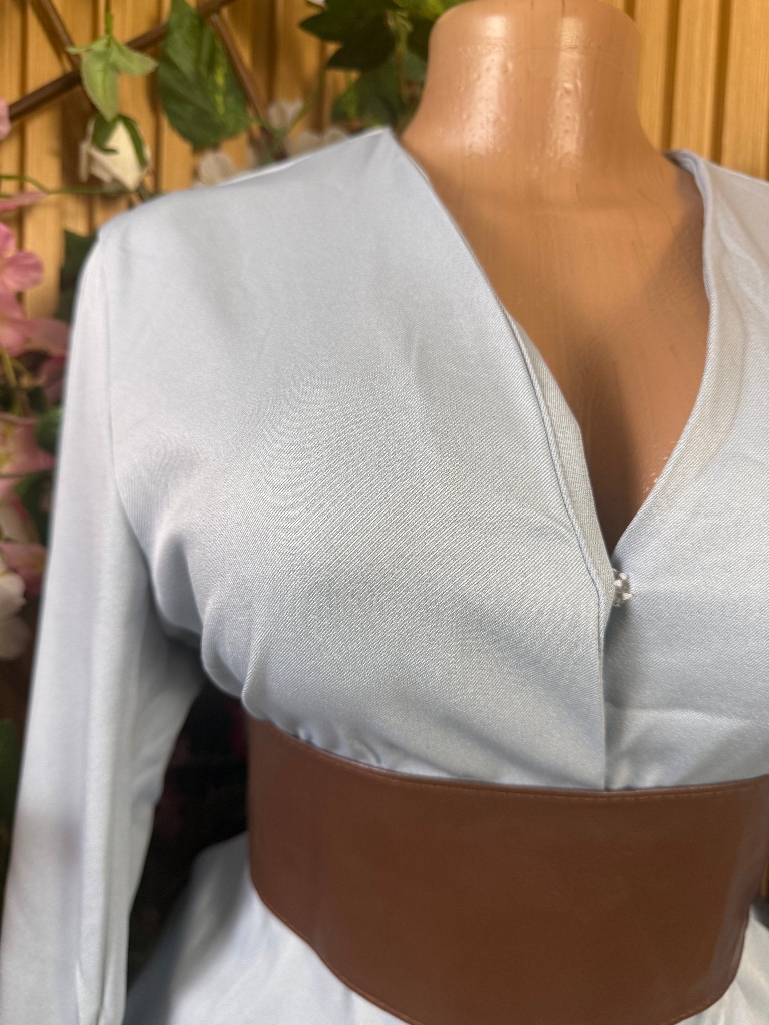 Veste blazer pour femme couleur bleu - Perluna Store