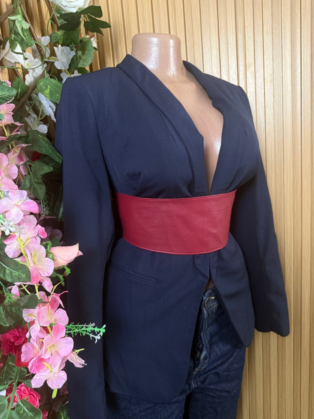 Veste blazer pour femme couleur bleu - Perluna Store