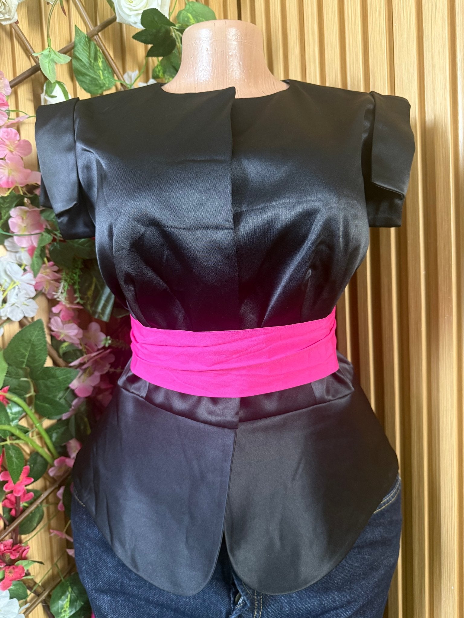 Veste blazer pour femme couleur noire - Perluna Store