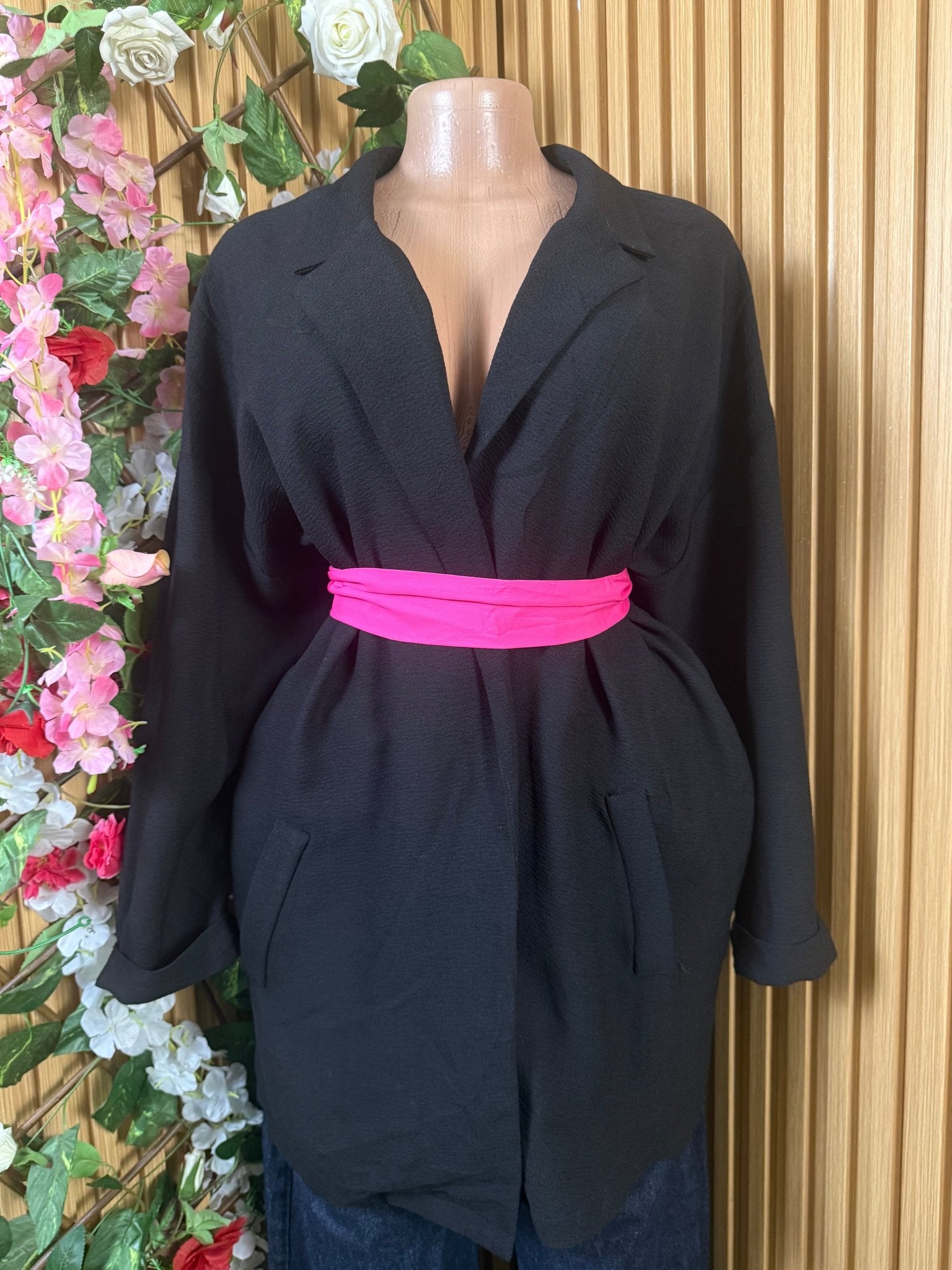 Veste blazer pour femme couleur noire - Perluna Store