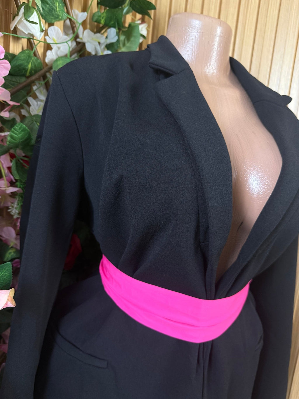 Veste blazer pour femme couleur noire - Perluna Store
