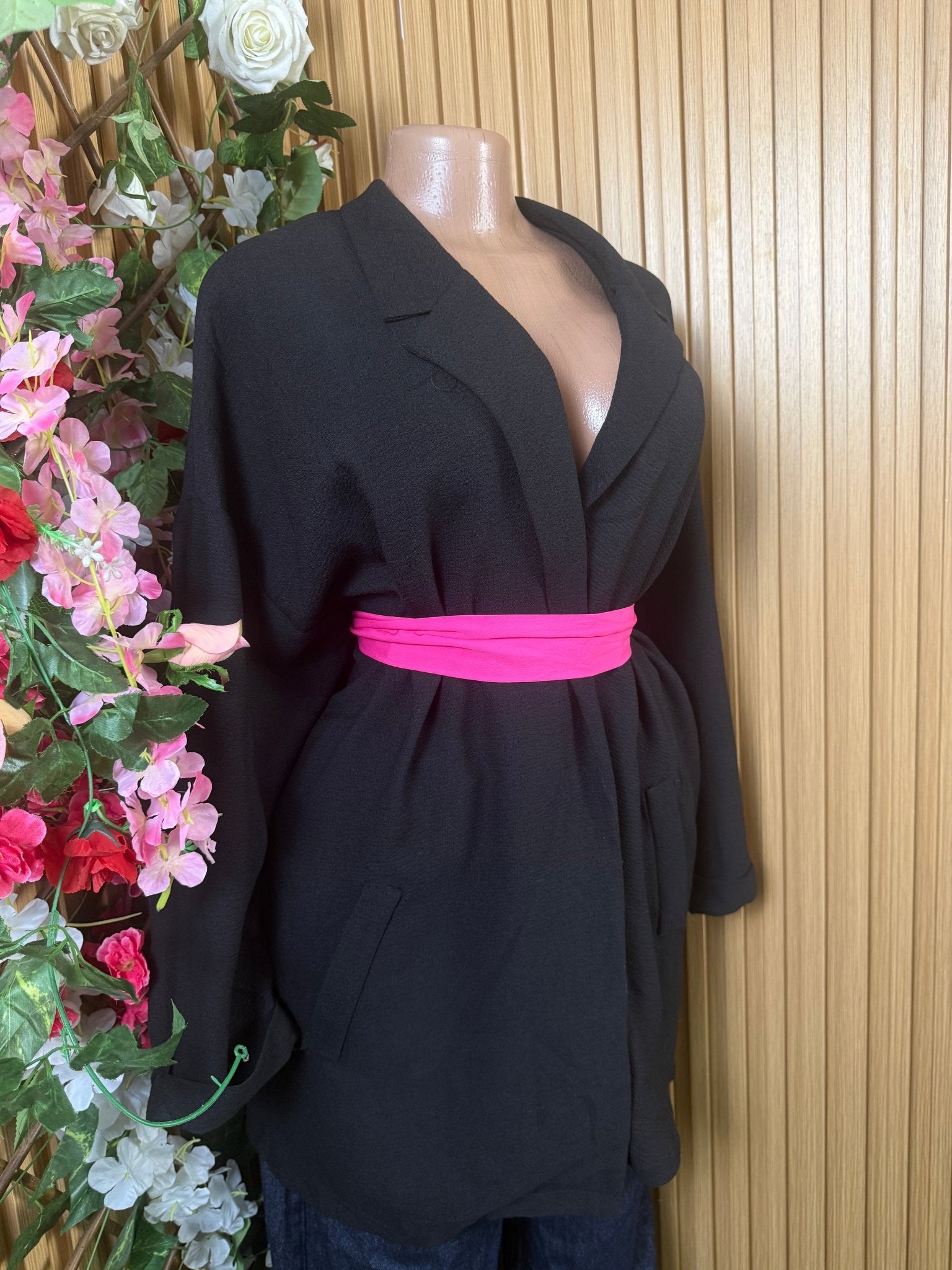 Veste blazer pour femme couleur noire - Perluna Store