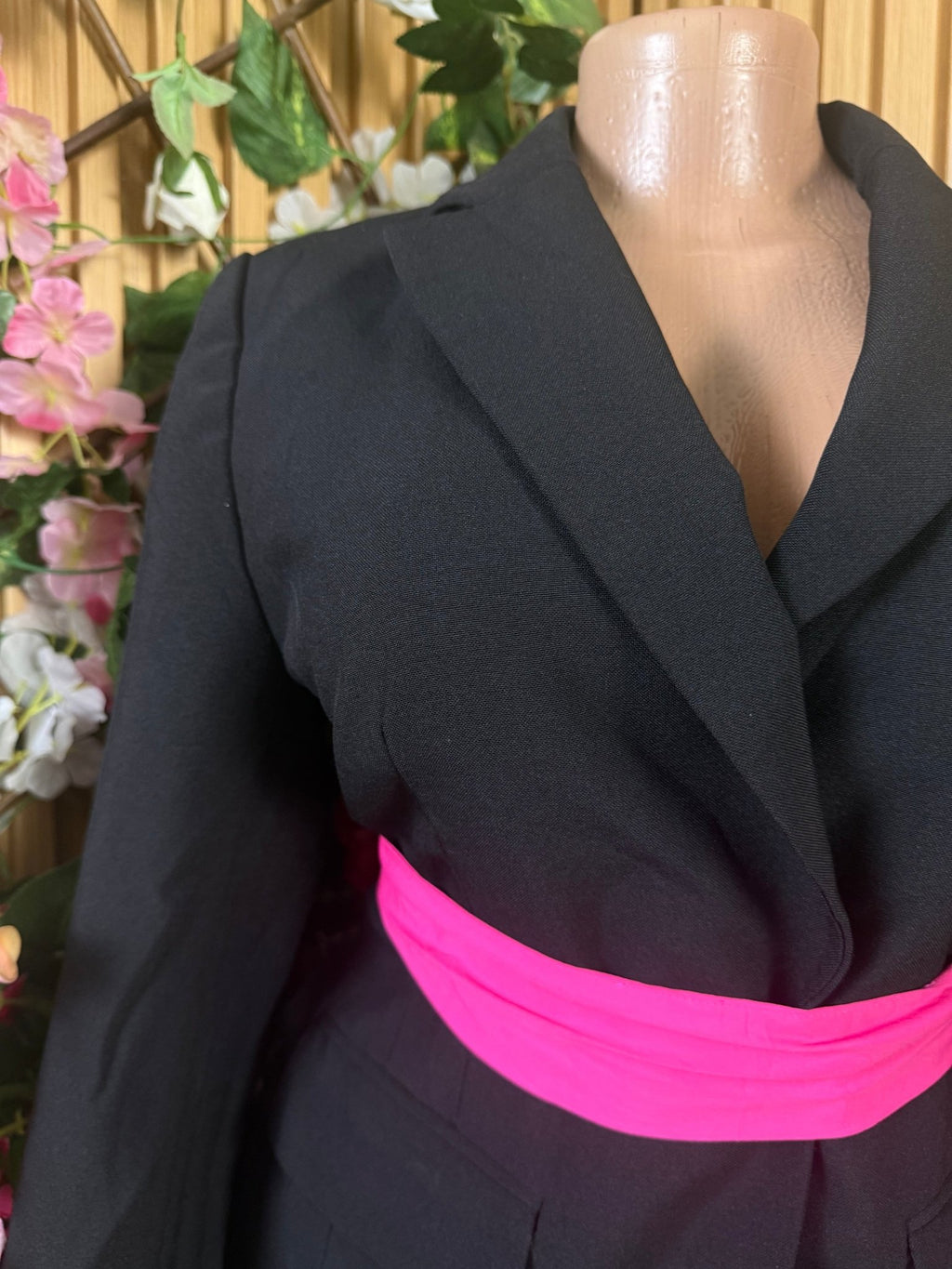 Veste blazer pour femme de couleur noire - Perluna Store
