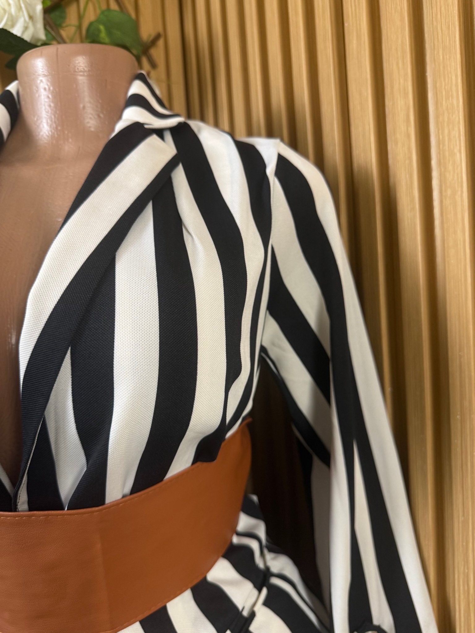 Veste blazer pour femme couleur rayée - Perluna Store