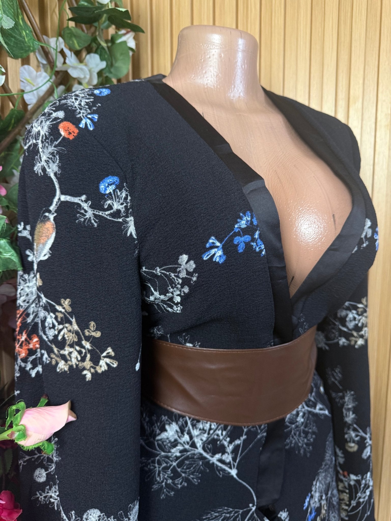 Veste blazer pour femme imprimée fleurie - Perluna Store